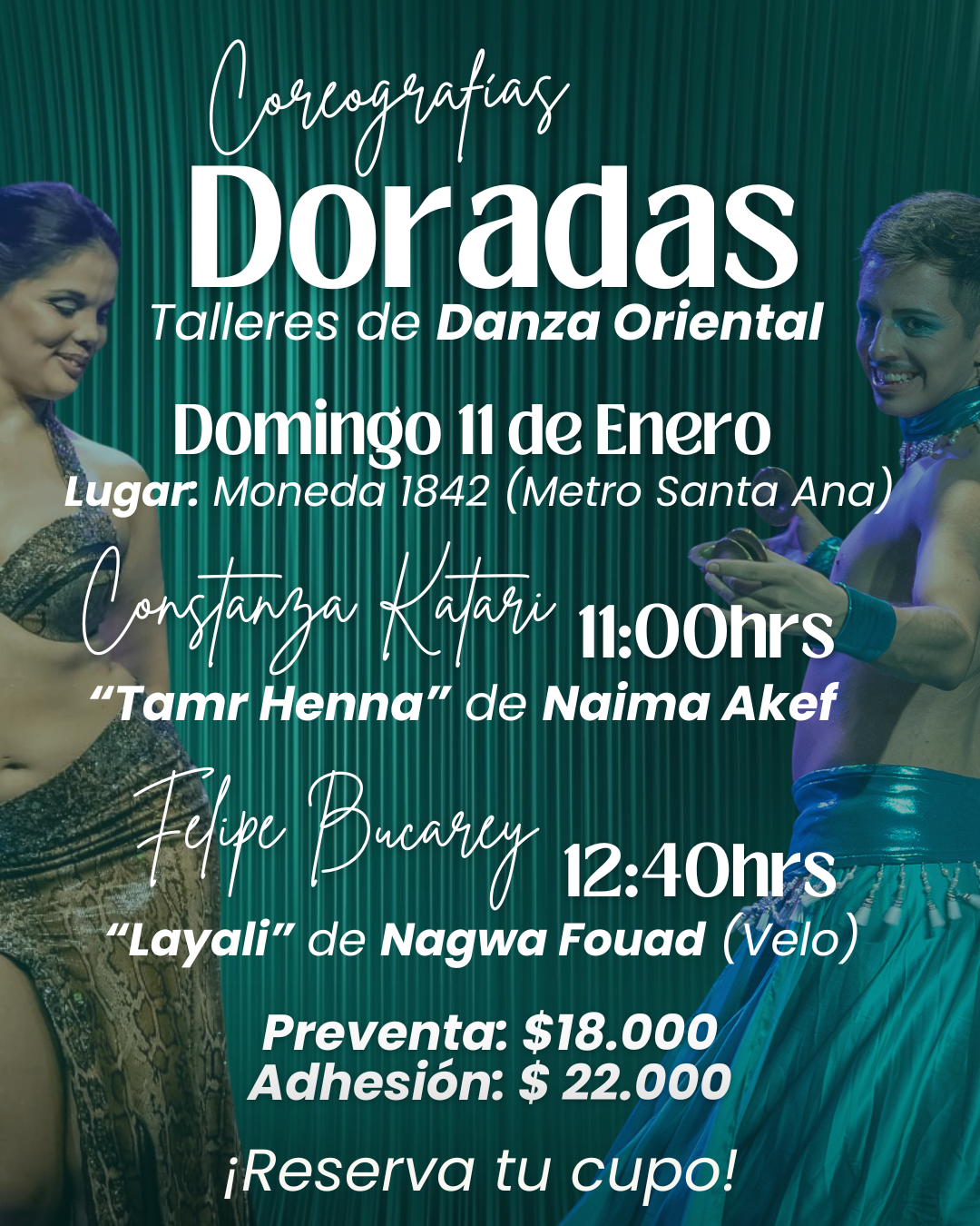 Coreografías Doradas - Feed Instagram