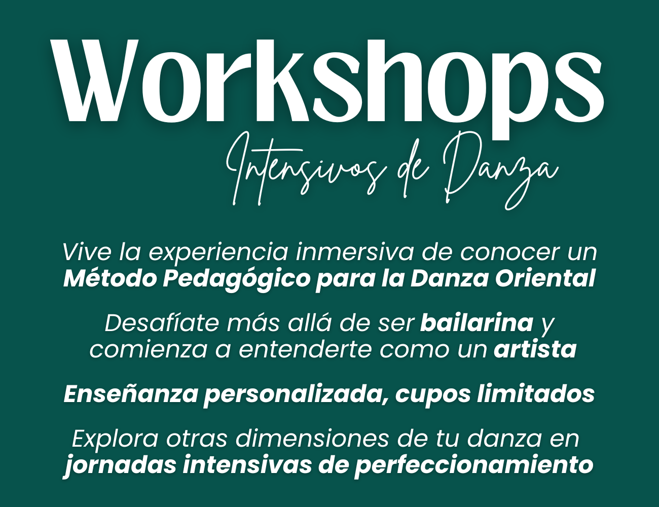 Intensivos de Danza